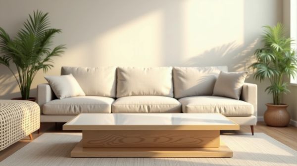 Des tables basses avec rangement pour un salon ordonné