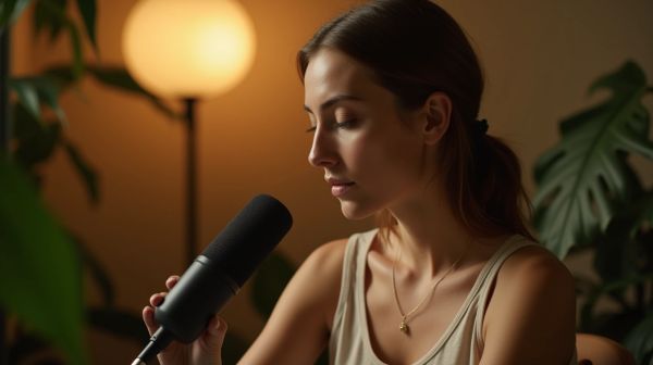 Une voix off femme pour donner vie à vos projets